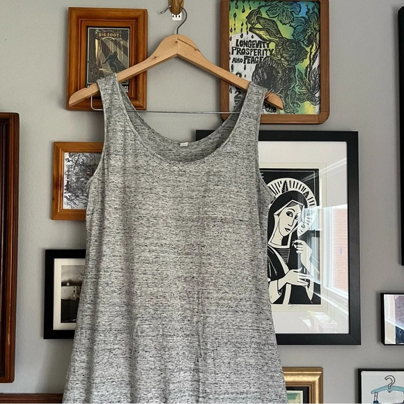 Gray Maxi Dress with Built in Bra from Uniqlo - Picture 2 of 5